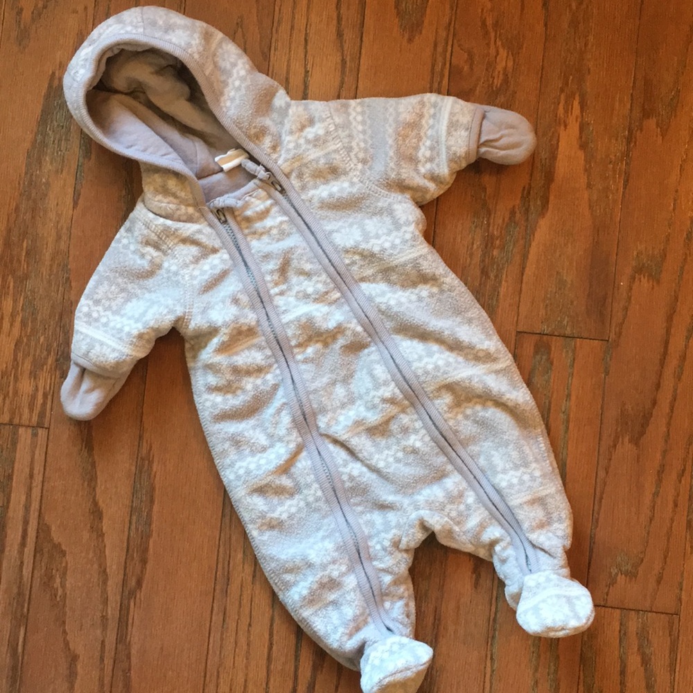 Fleece winter baby bunting